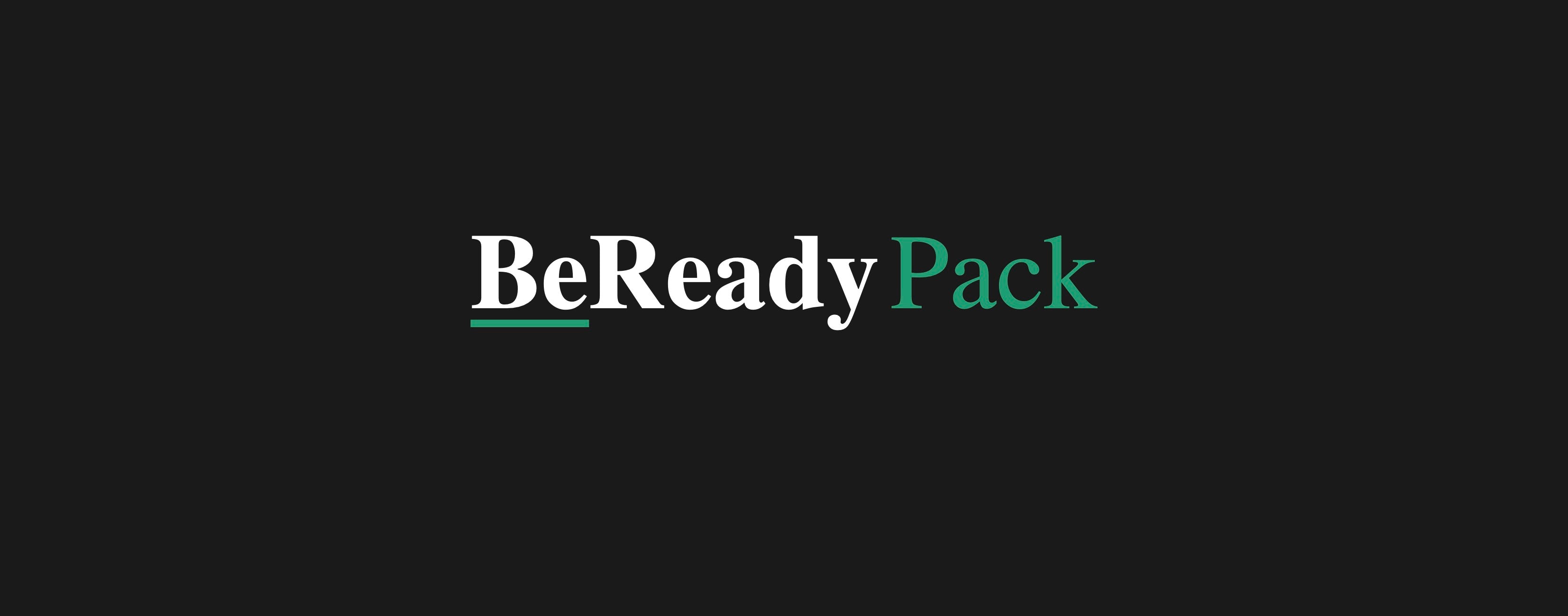 BeReadyPack Solo — Noodpakket voor 1 persoon